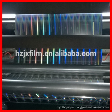 iridescent holographic film/BOPP Film for packingprintinglamination/laser film